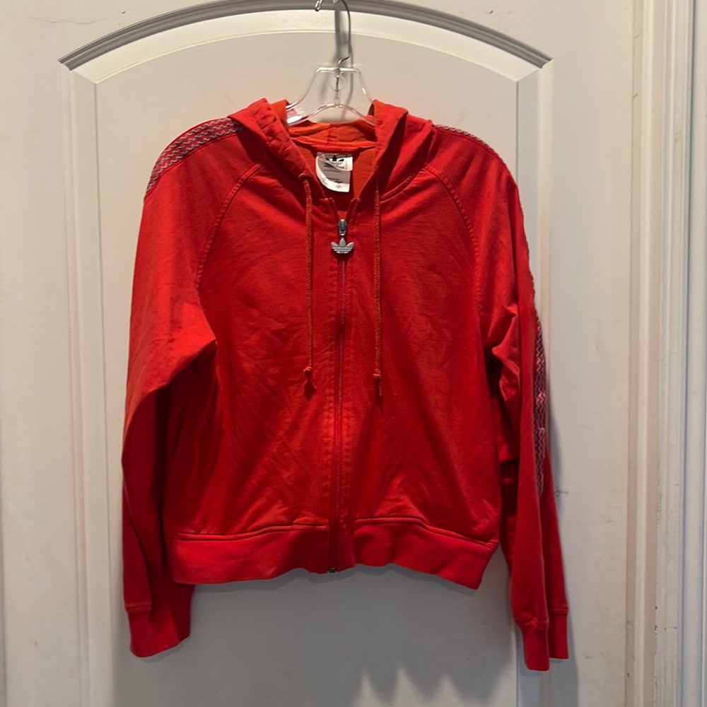 ADIDAS Red retro hoodie